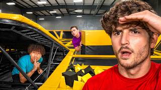 EXTREME HIDE & SEEK IN TRAMPOLINE PARK!
