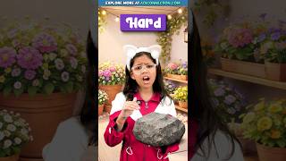 Easy Opposites Song for Kids 🤓 | Hard-Soft, Cold-Warm, Sharp-Blunt | Adi Connection #shorts