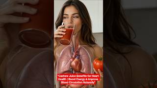 "Cashew Juice Benefits for Heart Health | Boost Energy & Improve Blood Circulation Naturally"