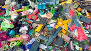 Breaking and opening all the toys and electronics items