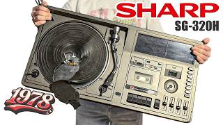 1978 ⚙️ Vintage Music Center RESTORATION | Sharp SG-320X 🎵 Japan