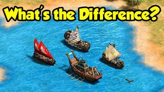 Dromon, Lou Chuan, Catapult Galleon: What's the difference?