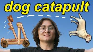 I Built a Dog Catapult
