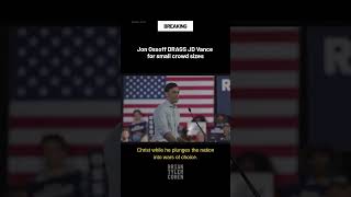 Jon Ossoff DRAGS JD Vance for small crowd sizes