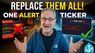 Home Assistant Alert Ticker Card: The One Card That Replaces Everything