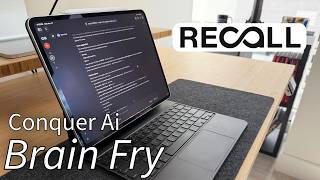 Ai Brain Fry is Real. This iPad app may be the fix. Recall 2.0 Review!