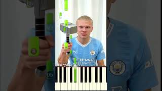Giving candy to the world's best players #ronaldo #edit #haaland Piano Tutorial