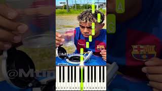 Haaland's chaotic motorcycle moment 😂 @Mtime4 - Piano Tutorial