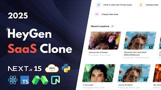 Build a HeyGen Clone: Next.js, AWS, Python, Tailwind, BetterAuth, React, Modal, Neon, Polar (2025)