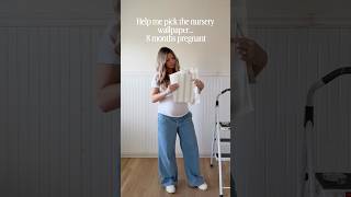 Help Me Pick My Nursery Wallpaper 🤗 #homedecor #nurserymakeover