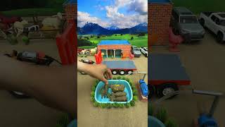 Diy mini tractor video mini water pump science project machinery #ytshorts #toys  #cartoon #tractor