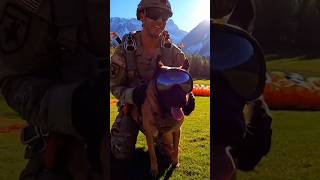 This K9 Just Jumped From The Sky 😱🪂 #k9  #hardstyle #dog #k9unit #malinois #viral #nature