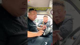 When you ask your apprentice to repair the car#funny #shorts#foryou##reaction