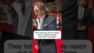 They told her not to reach out to Johnny Depp…she did it anyway. #shorts