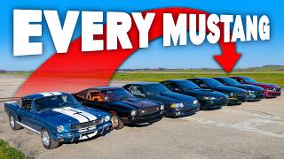 Every Mustang Generation: THE ULTIMATE DRAG RACE