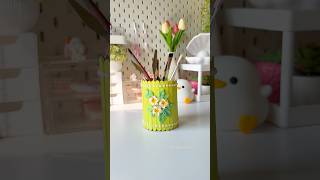 DIY Brush Holder #artshorts #diy #shortviral #craft #diypenstand
