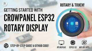 CrowPanel ESP32 Rotary Display Tutorial + DIY LED Dimmer project