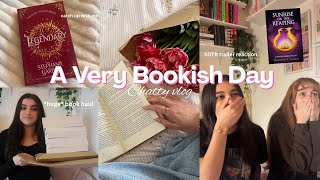 Cosy bookish day 💌 reading vlog, HUGE book haul & sunrise on the reaping predictions 👀