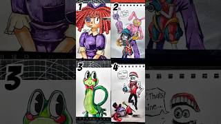 Drawing compilation The Amazing digital circus #drawing #howtodraw #cartoon #fyp #tadc