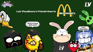 Luis VizcaBunny's Friends Goes to McDonald's - LV Weird Skits 24