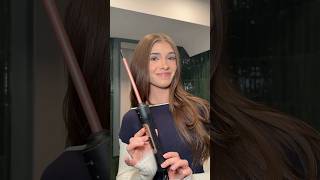 trying the SMALLEST CURLING IRON EVER 😱 #shorts