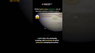 While Jupiter Spins… Io Burns! 😱 #shorts #trending #viral #space #moon #spacefacts #cosmos  #planet