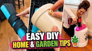 Easy DIY Home & Garden Tips 🪴