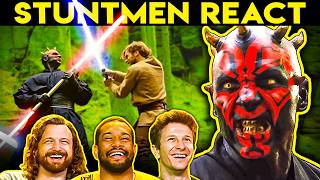 Stuntmen React to Bad & Great Hollywood Stunts 46
