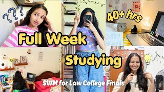 අන්තිම සතිය🚨 සතියක් එක දිගට මාත් එක්ක වැඩ කරමු 🧠📚 l Study Plan📝 #lawstudent