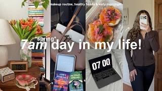 7am *SPRING* day in my life!🌤️🧺productive days, makeup routine, cooking & spring shopping!