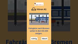 A1 Listening Practice | Übung 18 | Slow & Clear German | Anfänger